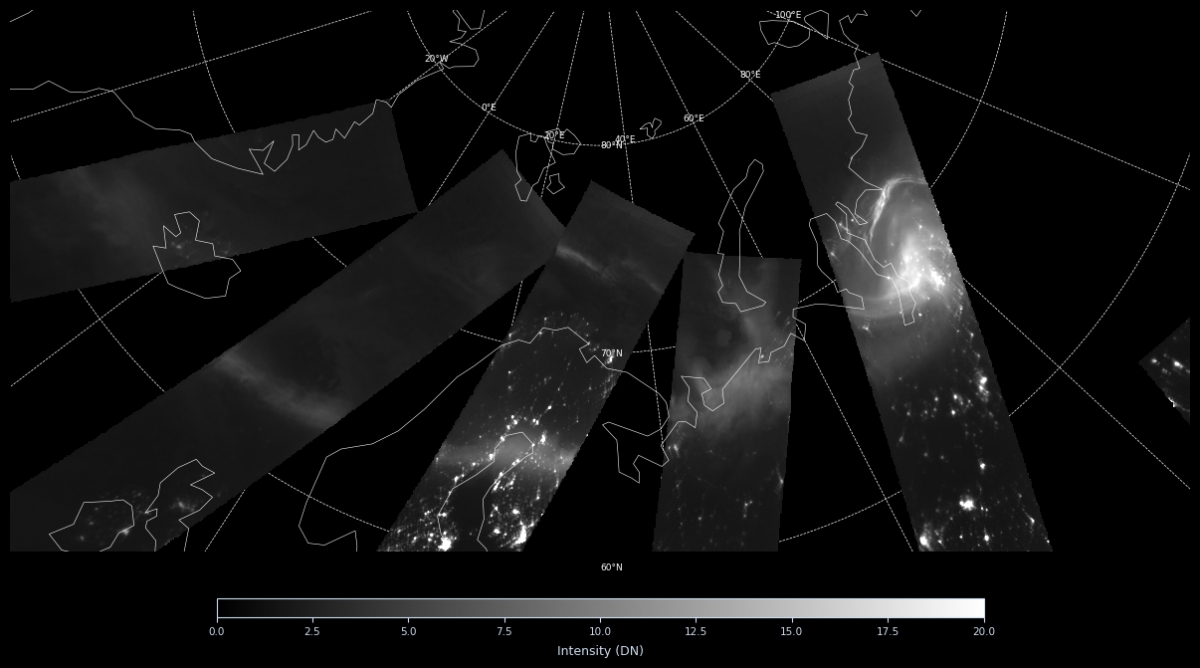 한국천문연구원 로키츠(ROKIS)가 촬영한 오로라 모습 /사진=한국천문연구원