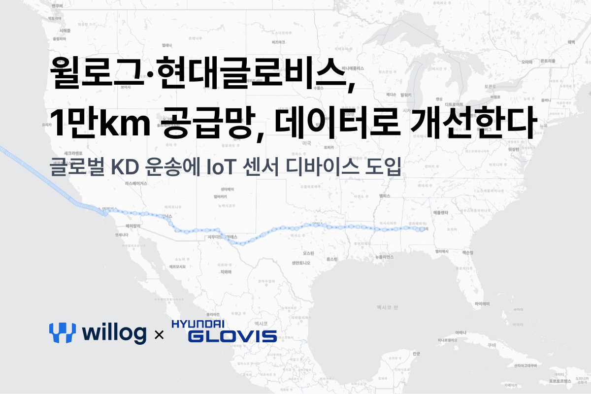 현대글로비스, AIoT로 글로벌 물류 품질 높인다…'윌로그'와 맞손