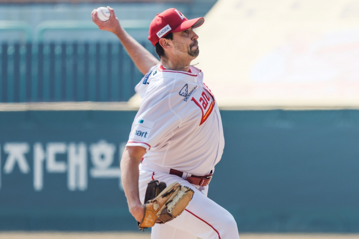 SSG 랜더스 외국인 투수 앤서니 베니지아노. /사진=SSG 랜더스 제공