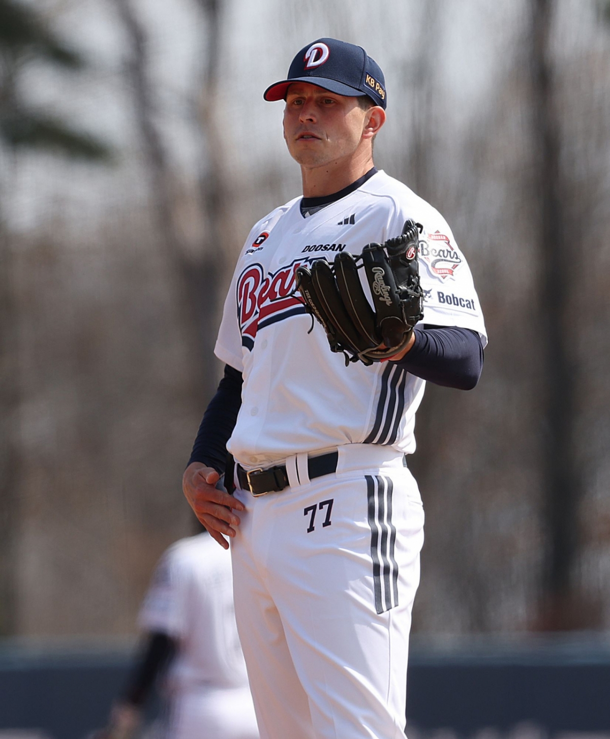 두산 베어스로 돌아온 외국인 투수 크리스 플렉센. /사진=두산 베어스 제공