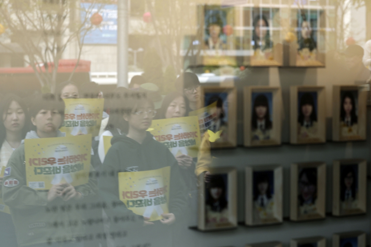 지난해 4월16일 서울 중구 서울시의회 앞 세월호 기억공간에서 세월호 참사 11주기 추모식이 열린 모습. /사진=뉴시스 