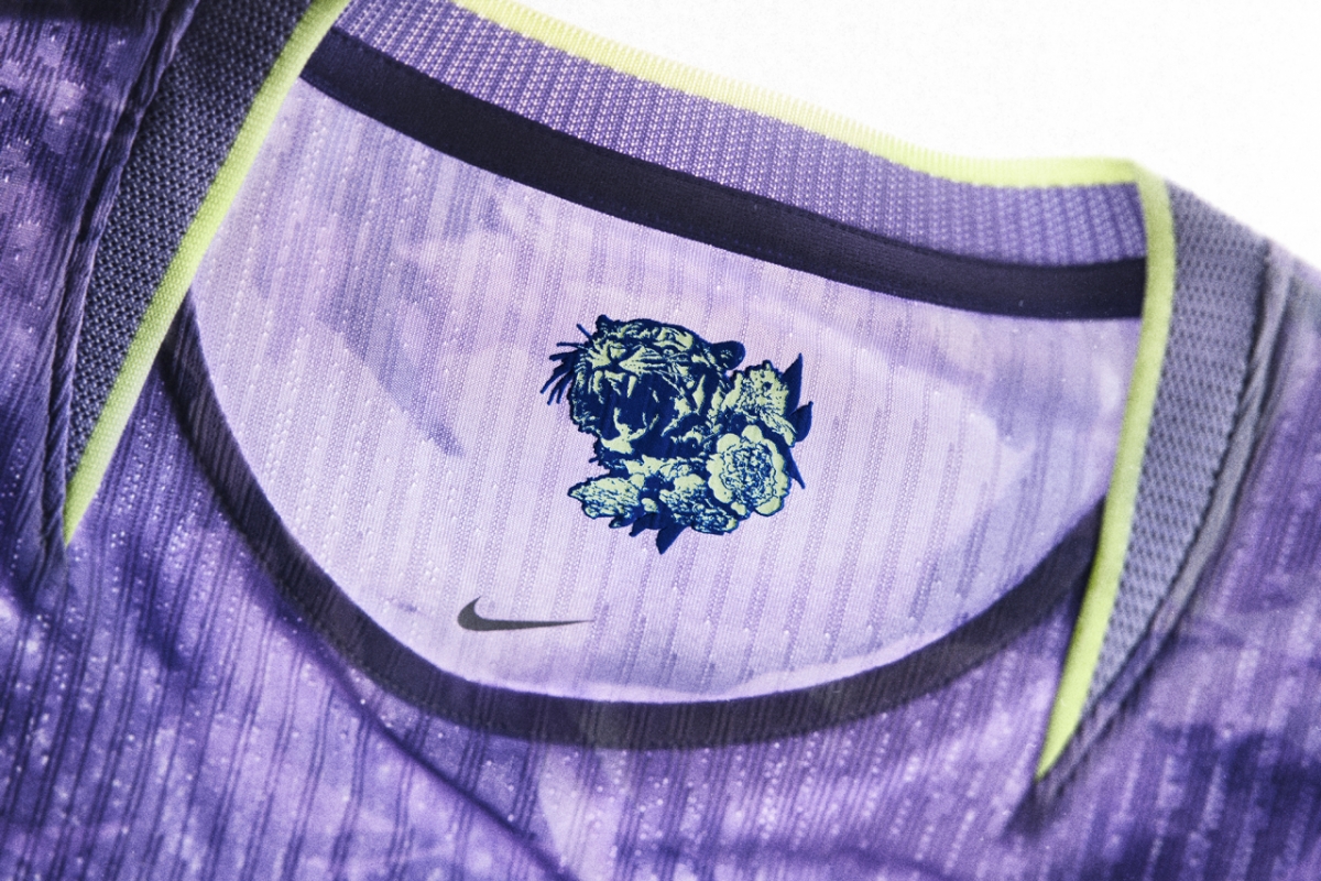 2026 FIFA 북중미 월드컵 등 올해 대한민국 축구 국가대표팀이 착용할 원정 유니폼 디테일. /사진=나이키 제공