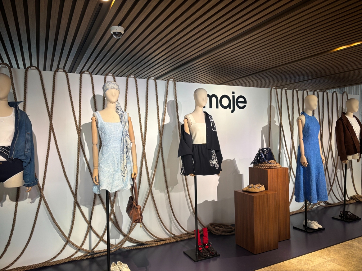 19일 몬드리안 호텔에서 열린 마쥬 2026년 봄여름 컬렉션 프레젠테이션. /사진=하수민기자 