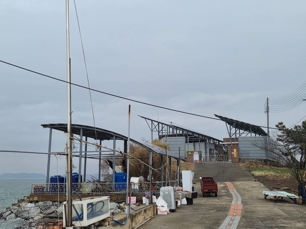 죽도 재생에너지 발전소 전경/사진=권다희 기자