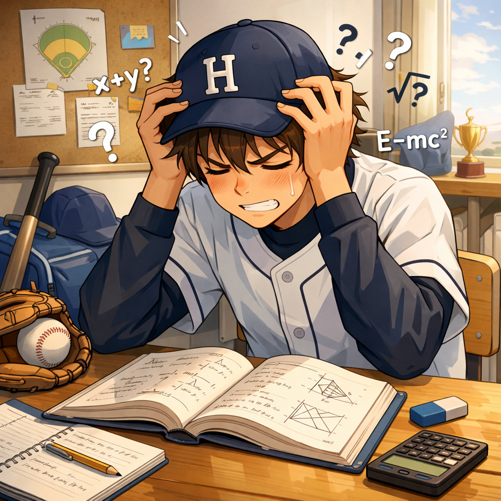 대다수 학생 선수들은 인문계 학생들의 수업을 따라가는 데 어려움을 느끼는 것이 현실이다. /사진=챗 GPT 생성 이미지