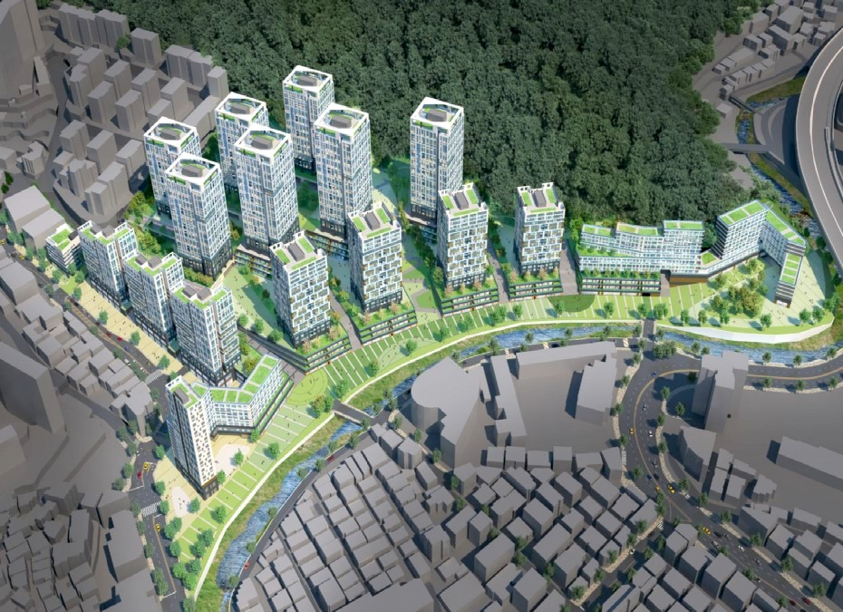 서대문구 홍은동 8-400번지 일대 홍은15구역 조감도/사진제공=서대문구 