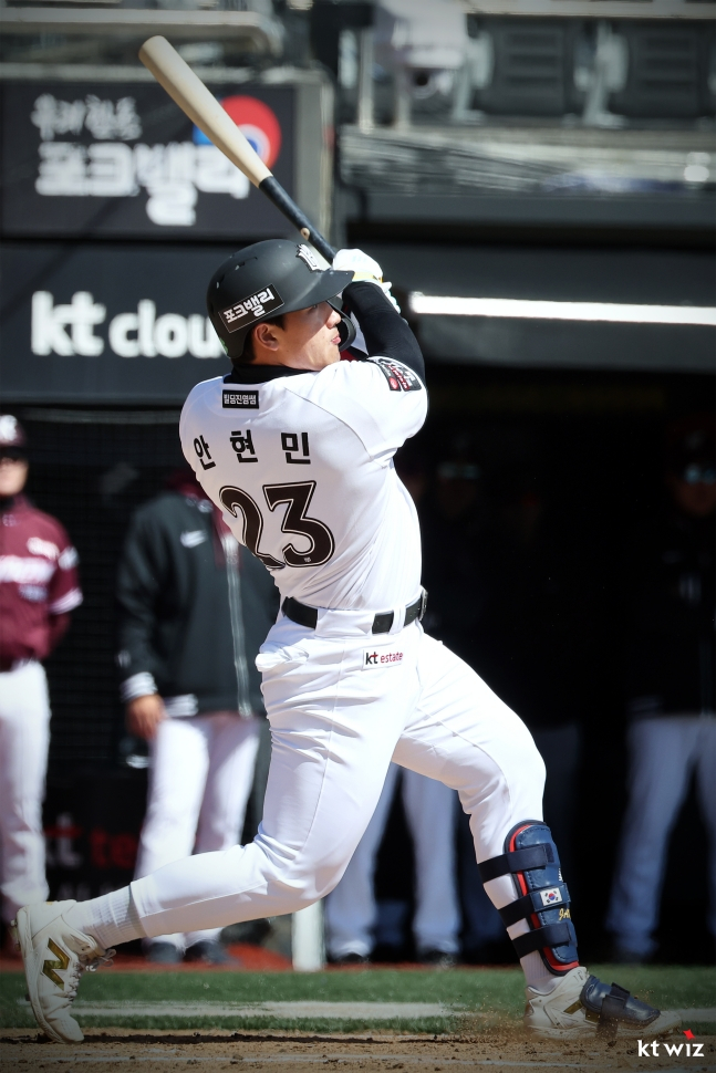 KT 안현민. /사진=KT 위즈 제공