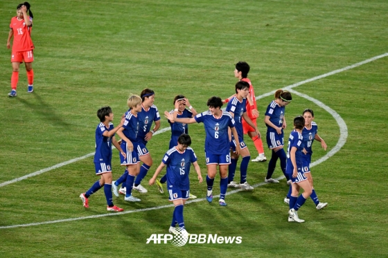 18일 호주 시드니에서 열린 2026 AFC 여자 아시안컵 4강전 한국과 일본의 경기 모습. /AFPBBNews=뉴스1