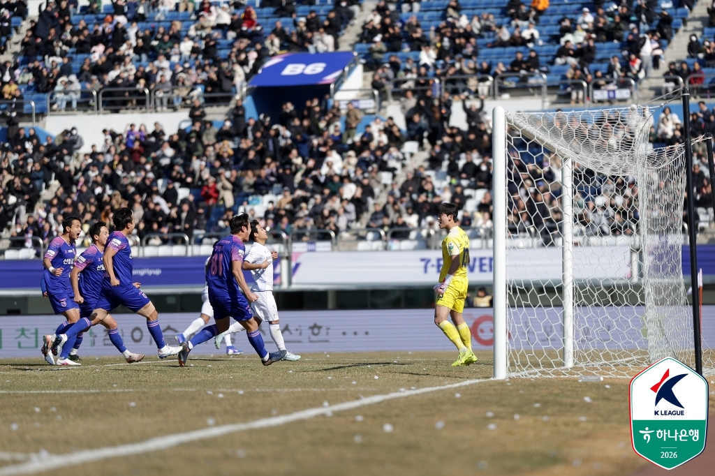 김민승의 경기 모습. /사진=한국프로축구연맹 제공