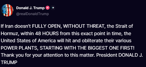 /사진=도널드 트럼프 미국 대통령 트루스소셜