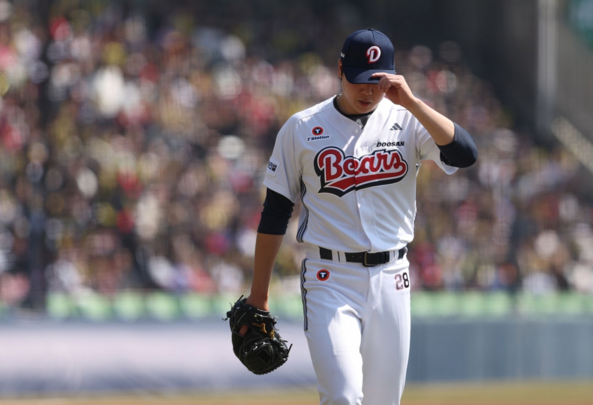 두산 베어스 투수 최승용. /사진=두산 베어스 제공