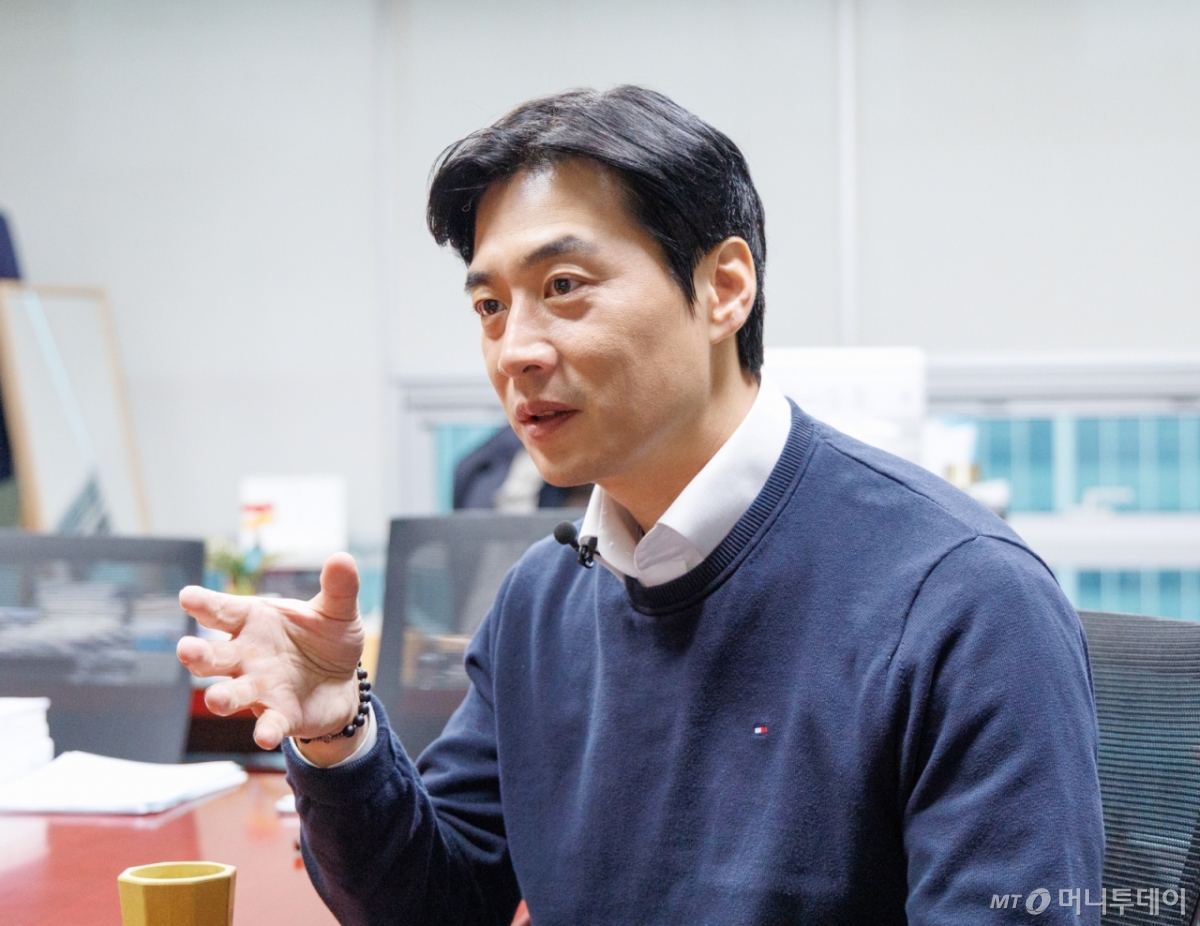 한준호 더불어민주당 의원(경기지사 경선 후보) 인터뷰 /사진=이기범 기자 leekb@