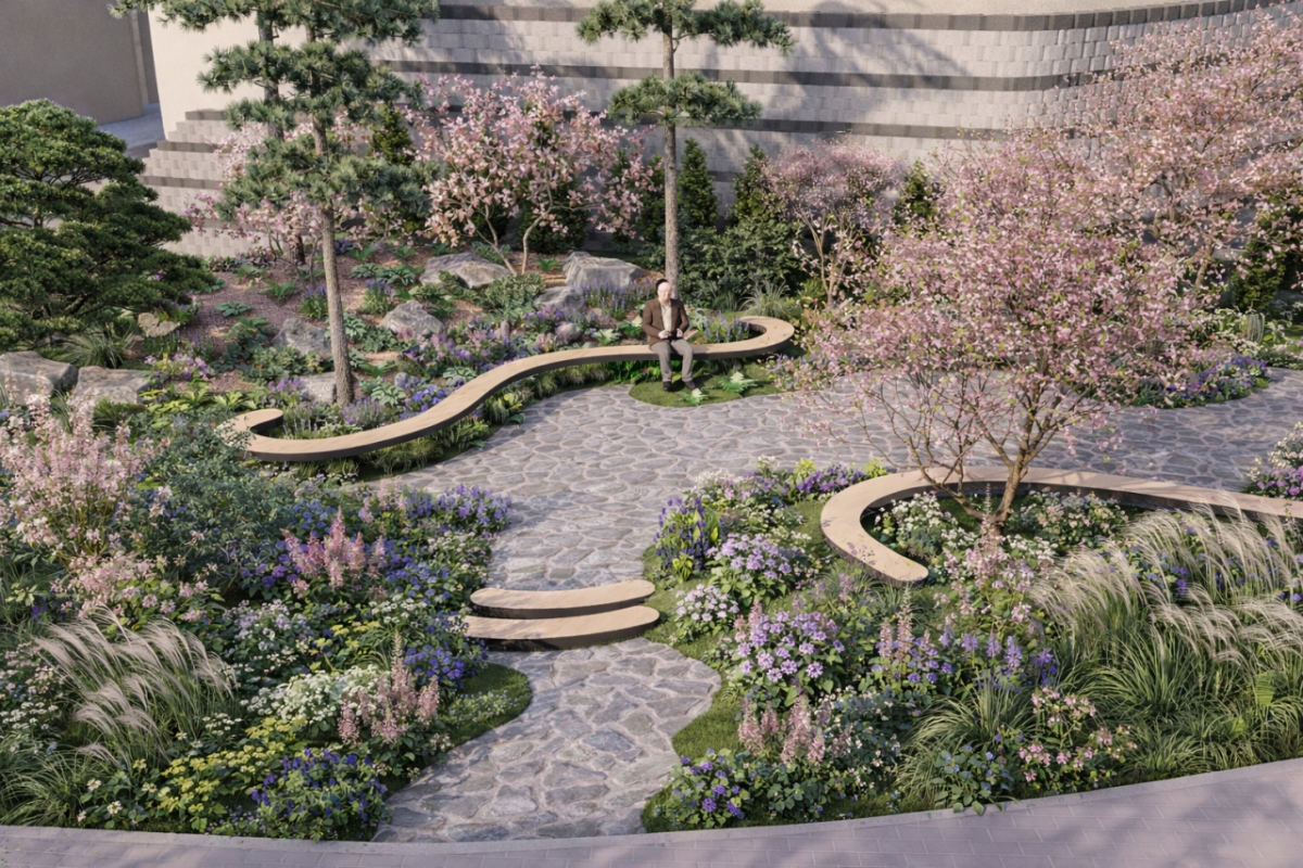 서울 구로구가 조성한 정원/사진제공=서울시