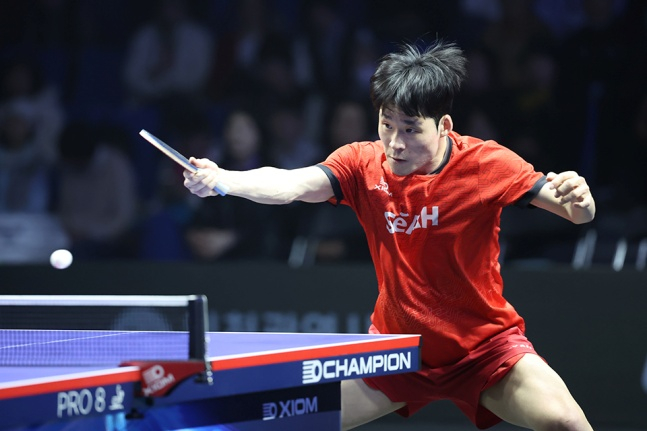 장우진. /사진=프로탁구연맹