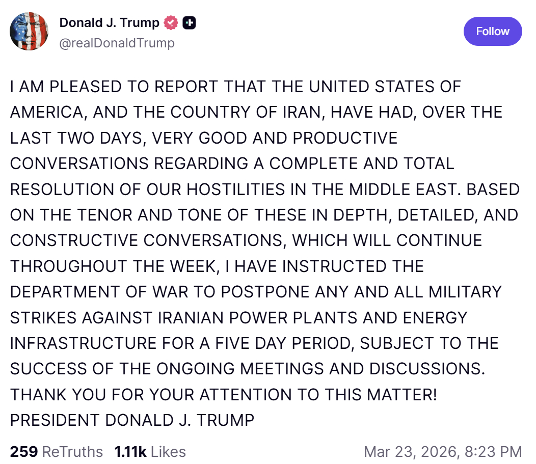 사진=트루스소셜