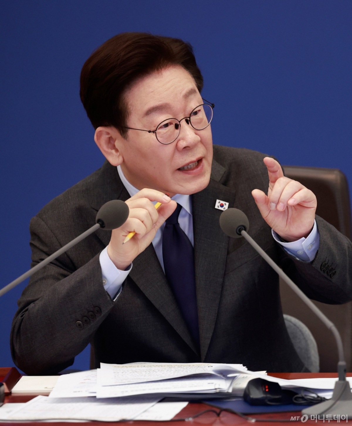 (서울=뉴스1) 허경 기자 = 이재명 대통령이 24일 청와대에서 열린 국무회의에서 발언하고 있다. (청와대통신사진기자단) 2026.3.24/뉴스1  Copyright © 뉴스1. All rights reserved. 무단 전재 및 재배포,  AI학습 이용 금지. /사진=(서울=뉴스1) 허경 기자