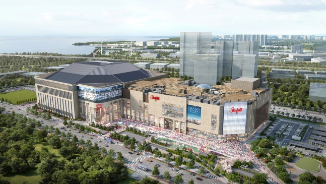 인천광역시 서구에 위치한 청라돔 야구장 조감도 /사진=SSG 랜더스 제공