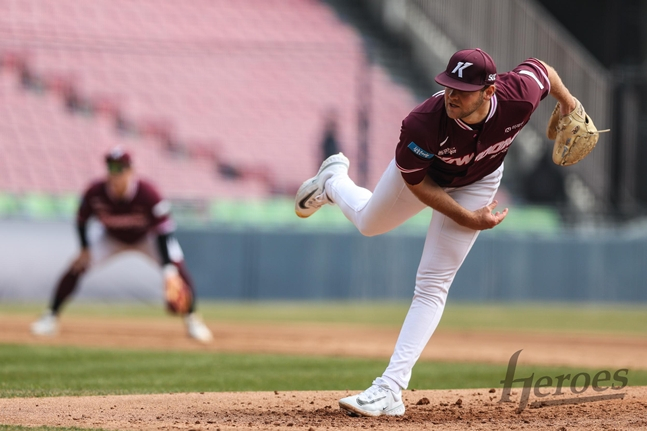 24일 LG전에 등판한 와일스. /사진=키움 히어로즈