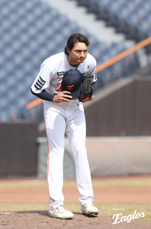 한화 외국인 투수 화이트. /사진=한화 이글스 제공