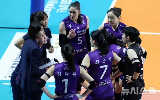 흥국생명 선수들. /사진=뉴시스