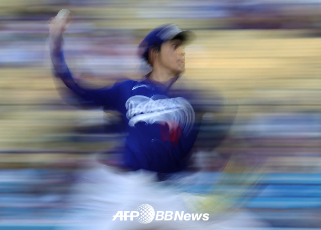 LA 다저스 투수 사사키 로키. /AFPBBNews=뉴스1