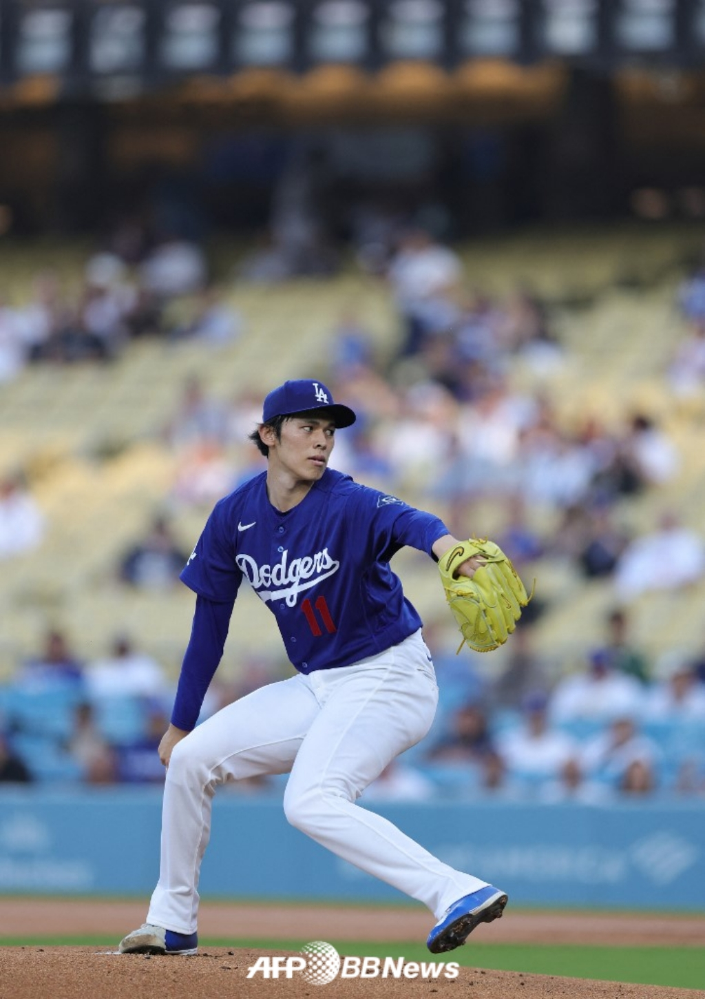 LA 다저스 투수 사사키 로키. /AFPBBNews=뉴스1
