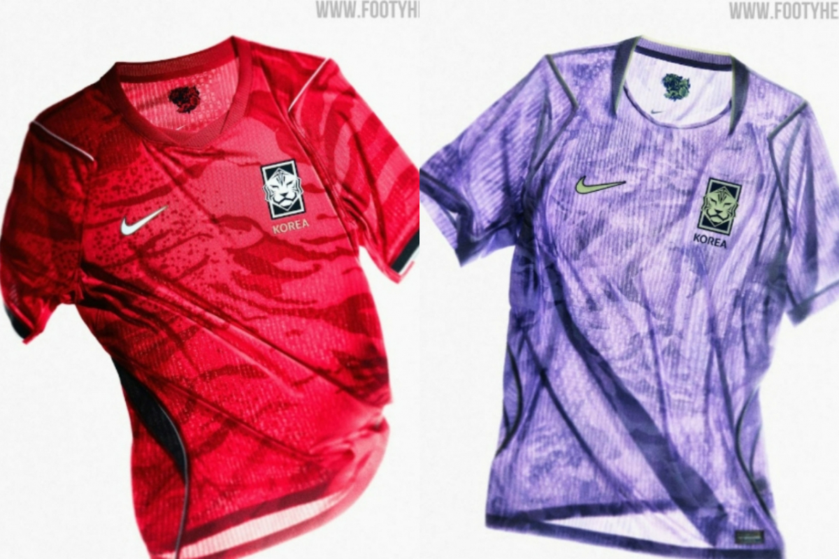 지난 19일 공개된 2026 대한민국 축구 국가대표팀 유니폼 /사진=푸티헤드라인즈 홈페이지 캡처