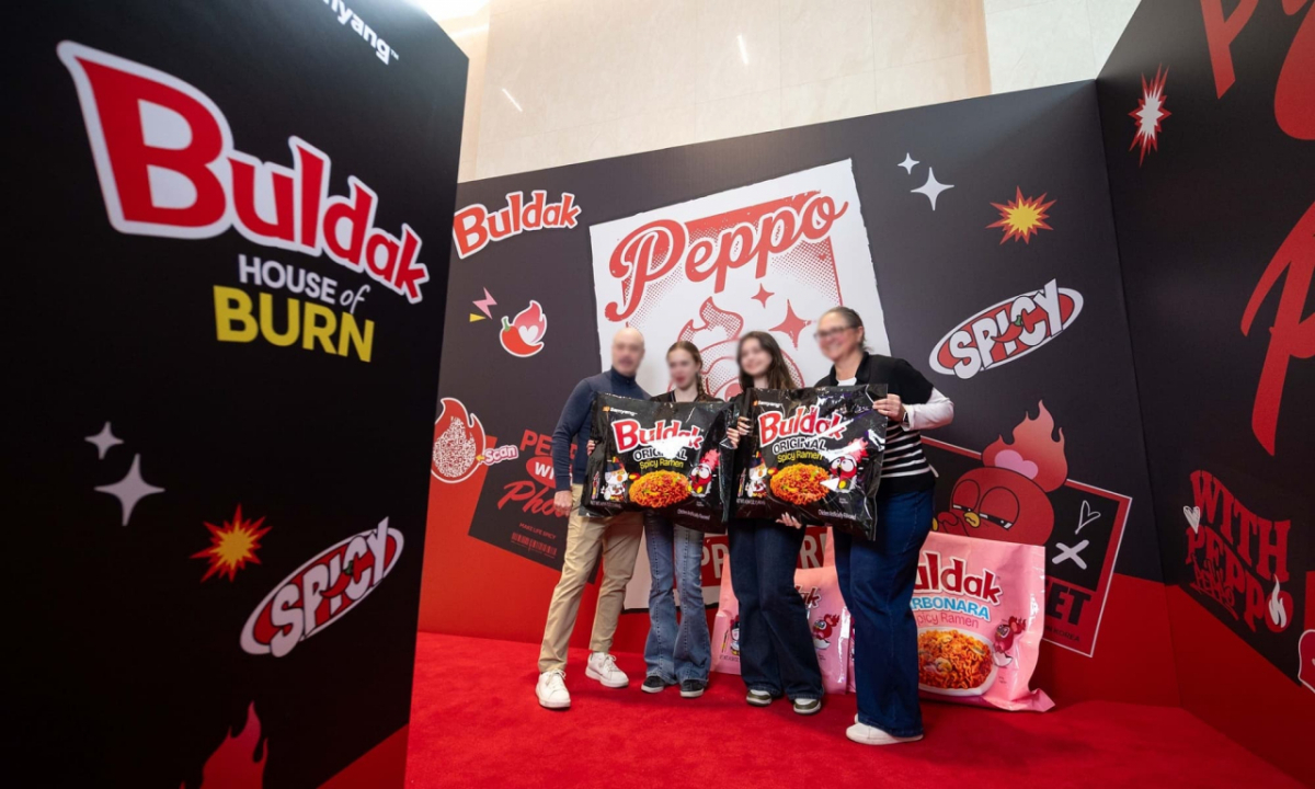 삼양식품 명동 사옥 팝업스토어 'House of Burn'에 5일간 누적 방문객 8000여명이 몰렸다. /사진제공=삼양식품