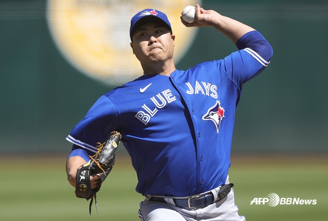 토론토 시절의 류현진. /AFPBBNews=뉴스1