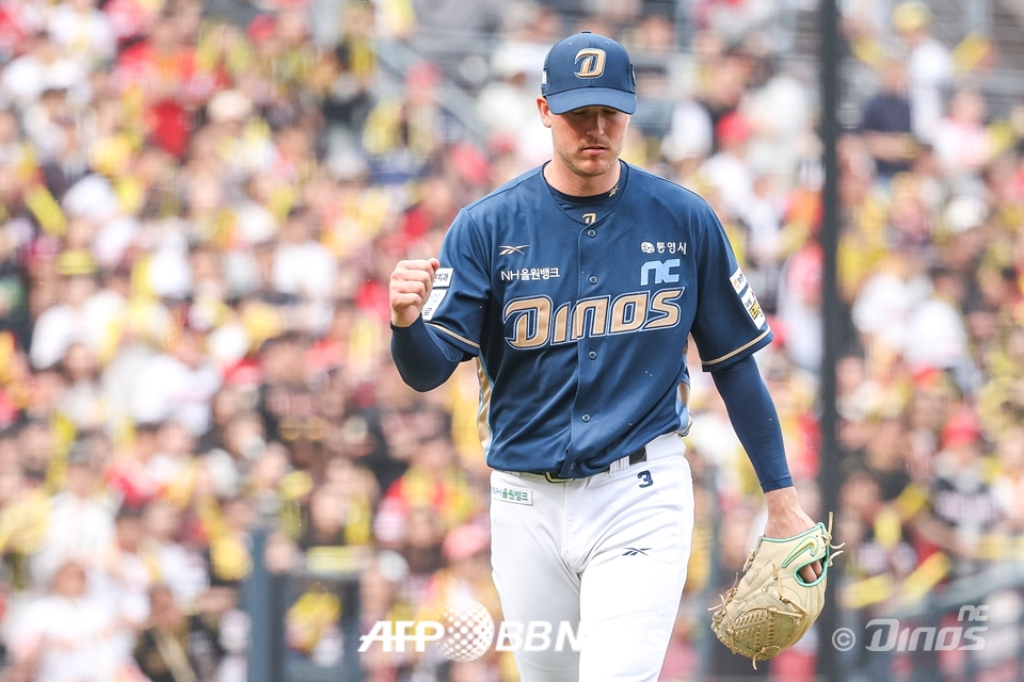 NC 다이노스 외국인 투수 라일리 톰슨. /사진=NC 다이노스 제공