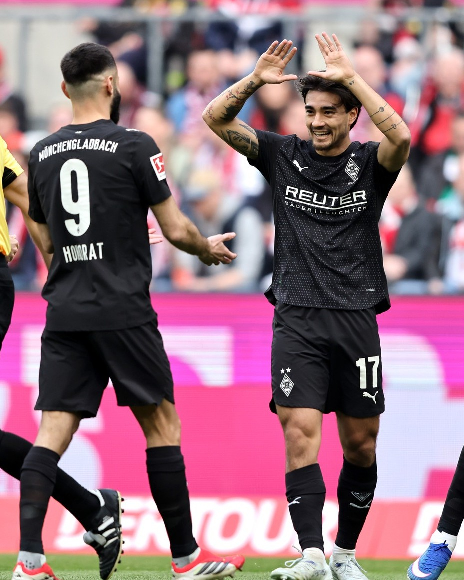 독일 보루시아 묀헨글라트바흐 3월 이달의 선수로 선정된 옌스 카스트로프. /사진=묀헨글라트바흐 SNS 캡처