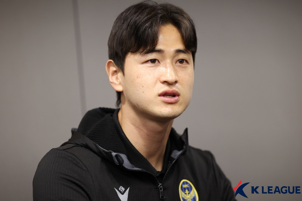 인천 유나이티드 미드필더 문지환. /사진=한국프로축구연맹 제공