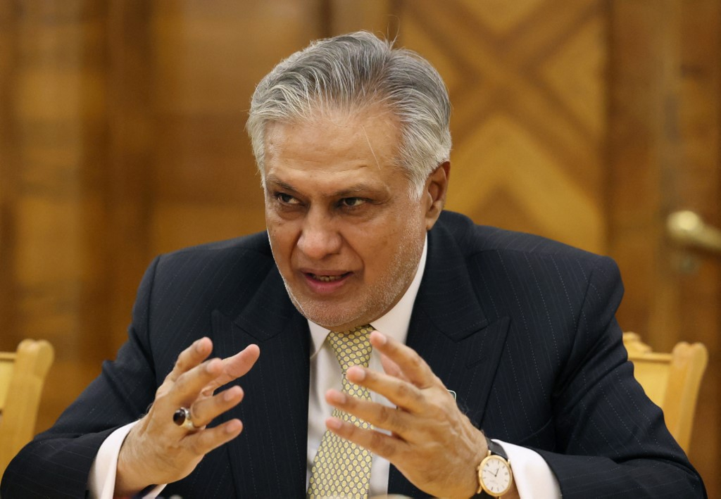 이샤크 다르 파키스탄 부총리 겸 외무장관/사진=AFP