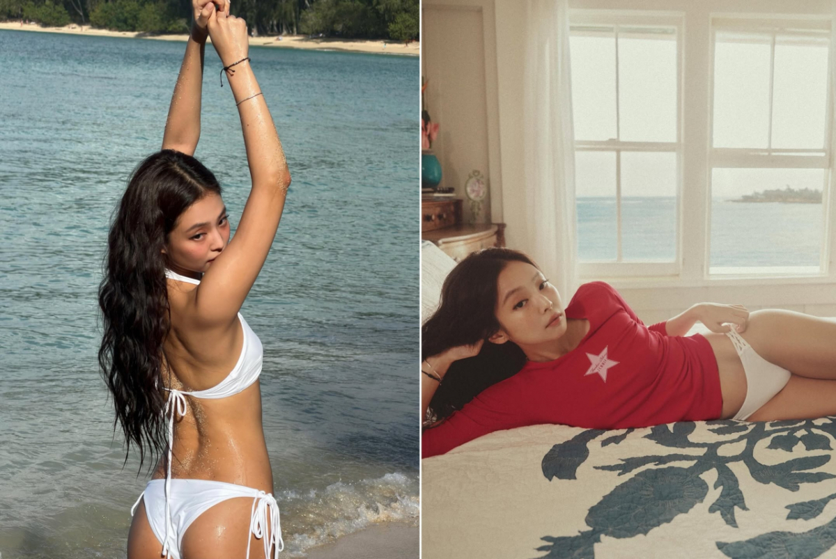 그룹 블랙핑크 제니가 속옷에 이어 비키니 화보까지 완벽 소화했다. /사진=프랭키스 비키니