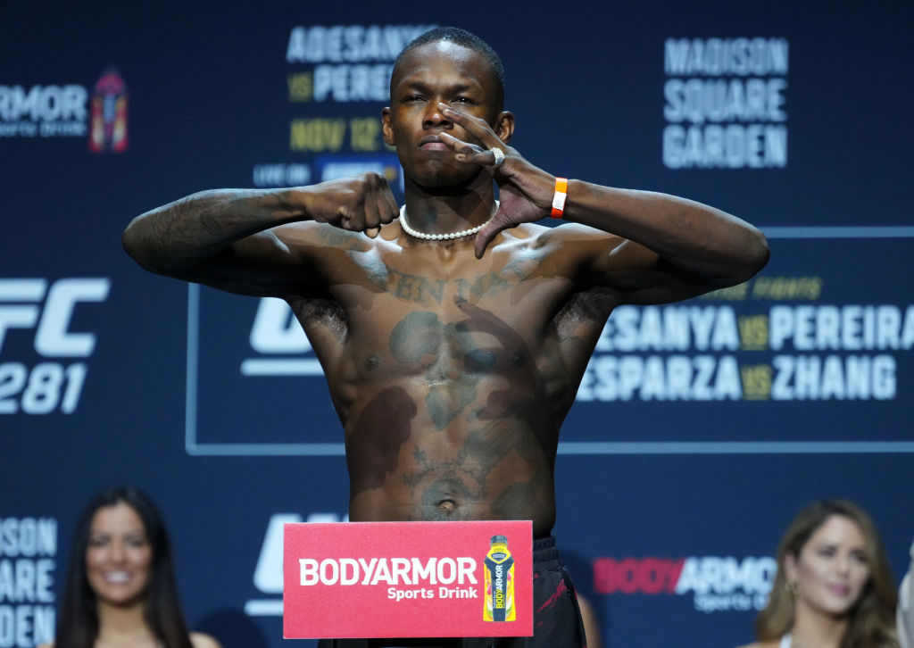 이스라엘 아데산야. /사진=UFC 제공