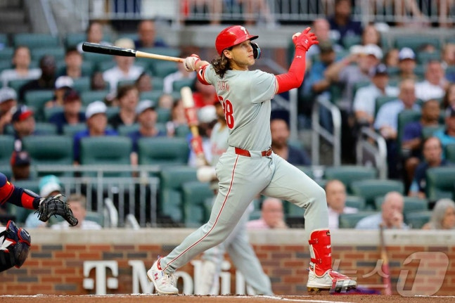 필라델피아 필리스의 내야수 알렉 봄 /사진=뉴스1