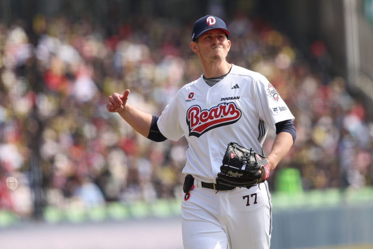 두산 베어스 외국인 투수 크리스 플렉센. /사진=두산 베어스 제공