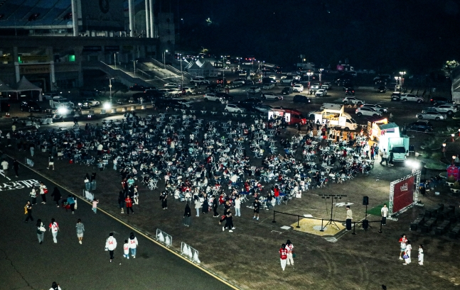 SSG에서 지난해 펼쳤던 프론티어 스퀘어 야장 전경. /사진=SSG 랜더스 제공