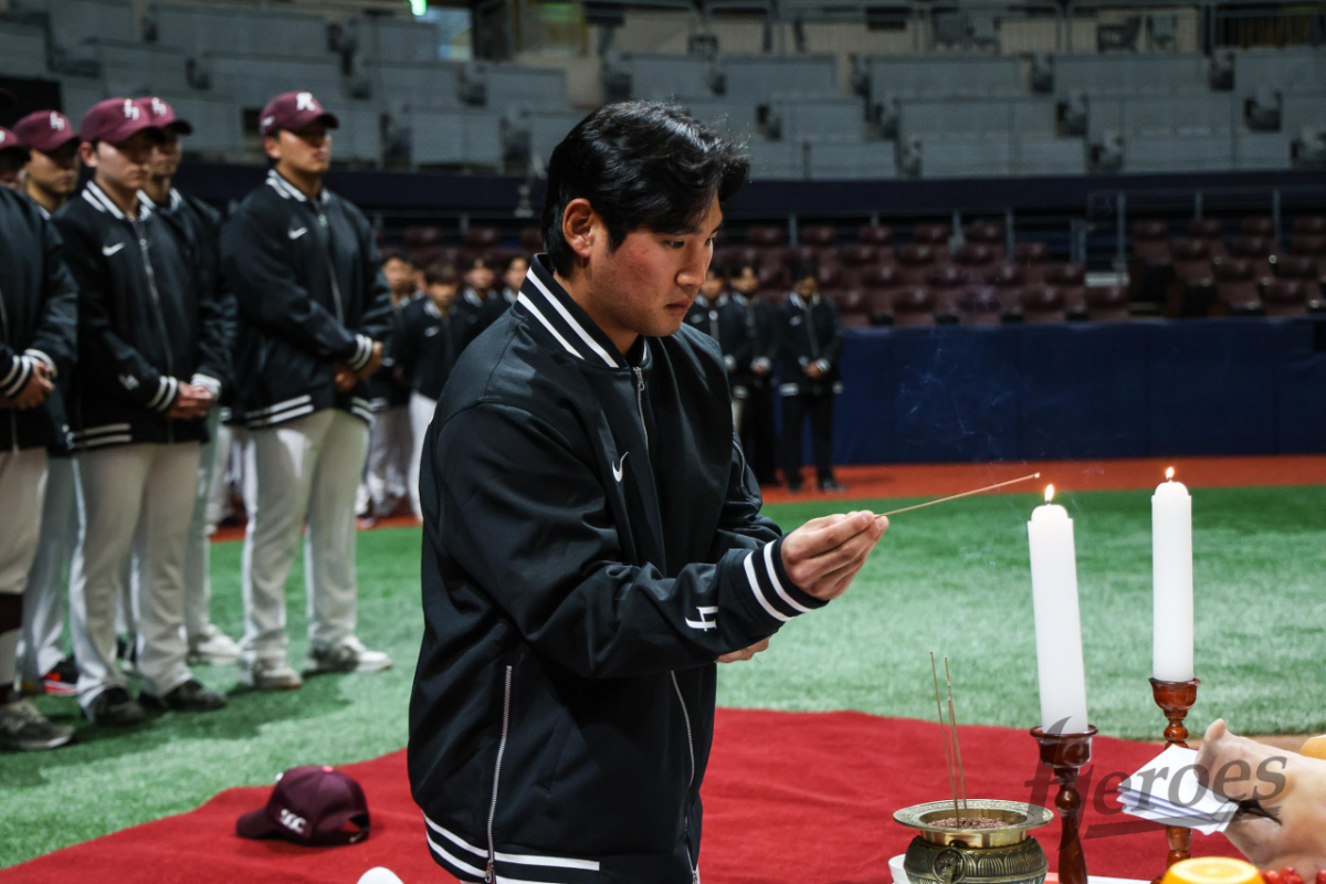 키움 히어로즈 주장 임지열.  /사진=키움 히어로즈 제공