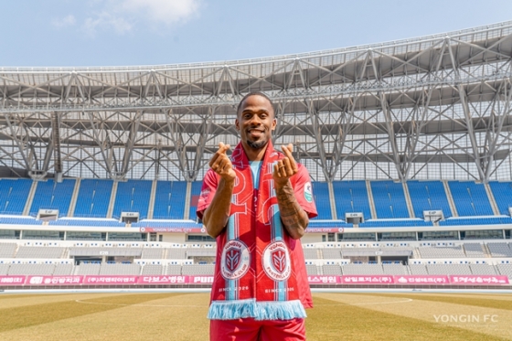 포르투갈 출신 공격수 로페즈. /사진=용인FC 제공