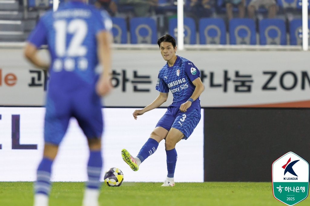 2006년생 센터백 고종현. /사진=한국프로축구연맹 제공