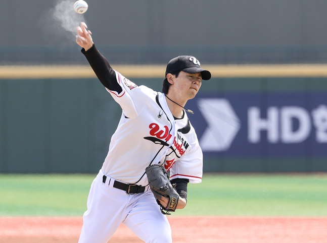 7이닝 2실점으로 호투한 나가 타이세이. /사진=울산 웨일즈