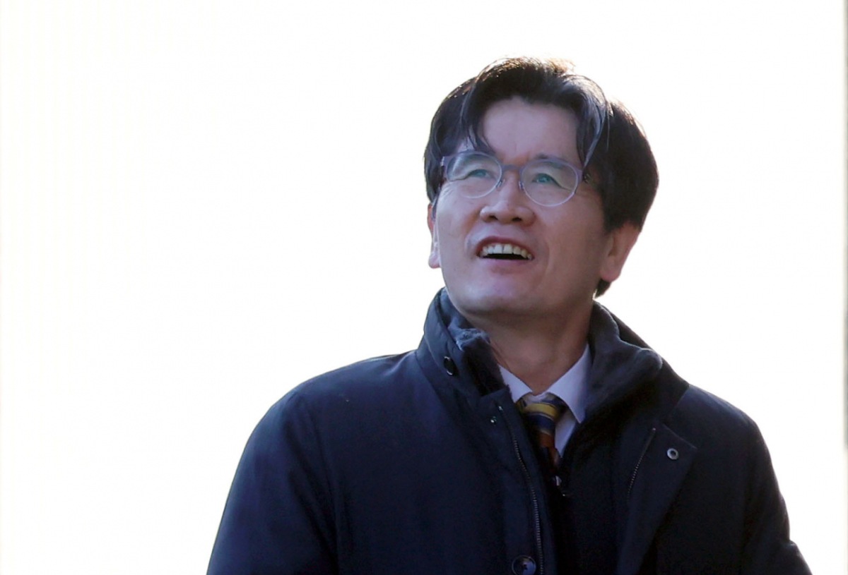 오동운 고위공직자범죄수사처(공수처) 처장이 경기 과천시 정부과천청사 공수처로 출근하고 있다. /사진=뉴시스