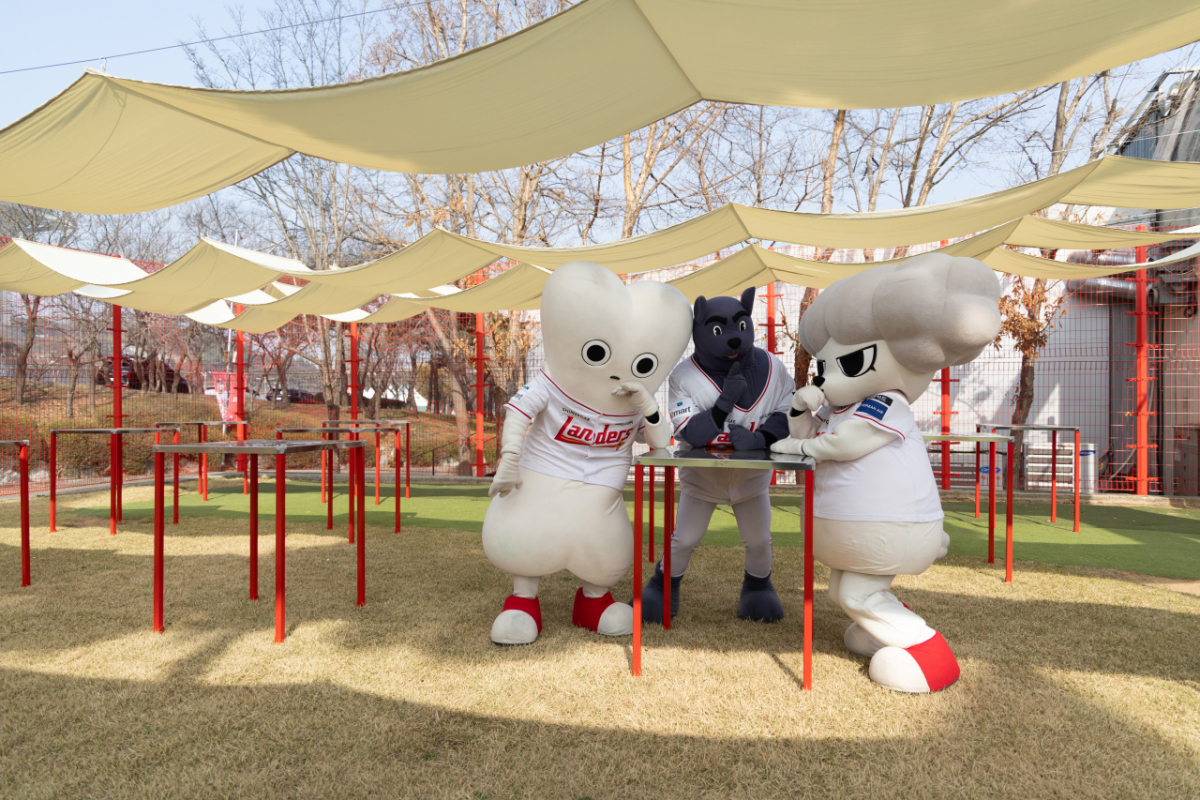 미식 특화 테이블. /사진=SSG 랜더스 제공