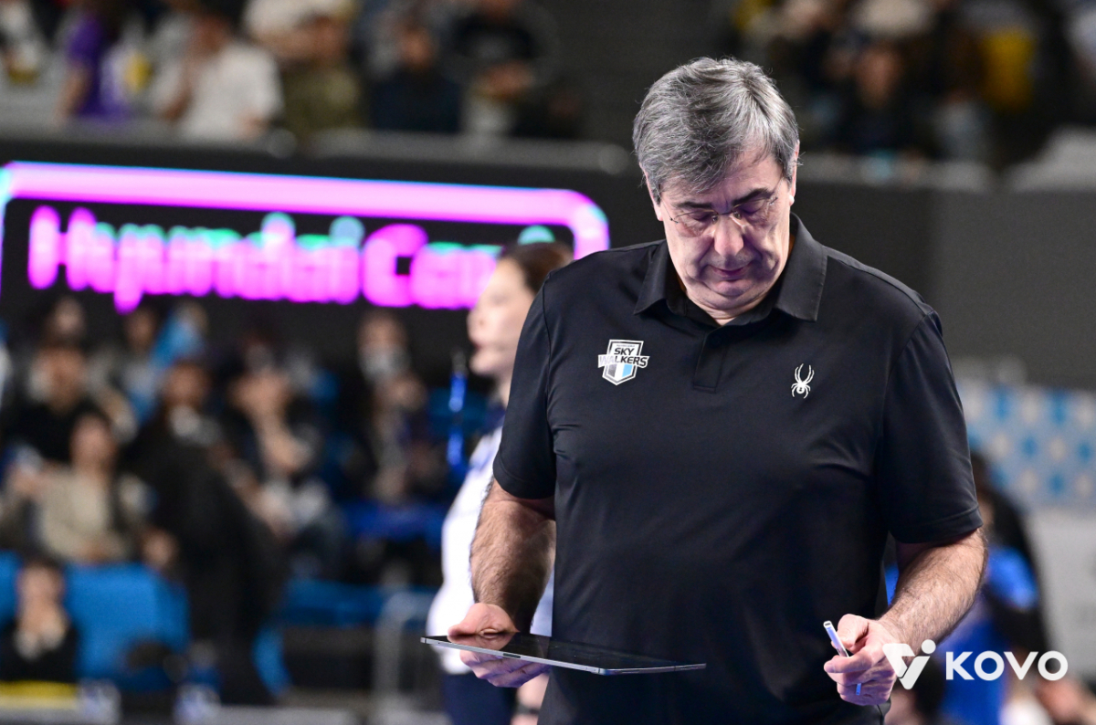 블랑 현대캐피탈 감독. /사진=한국배구연맹 제공