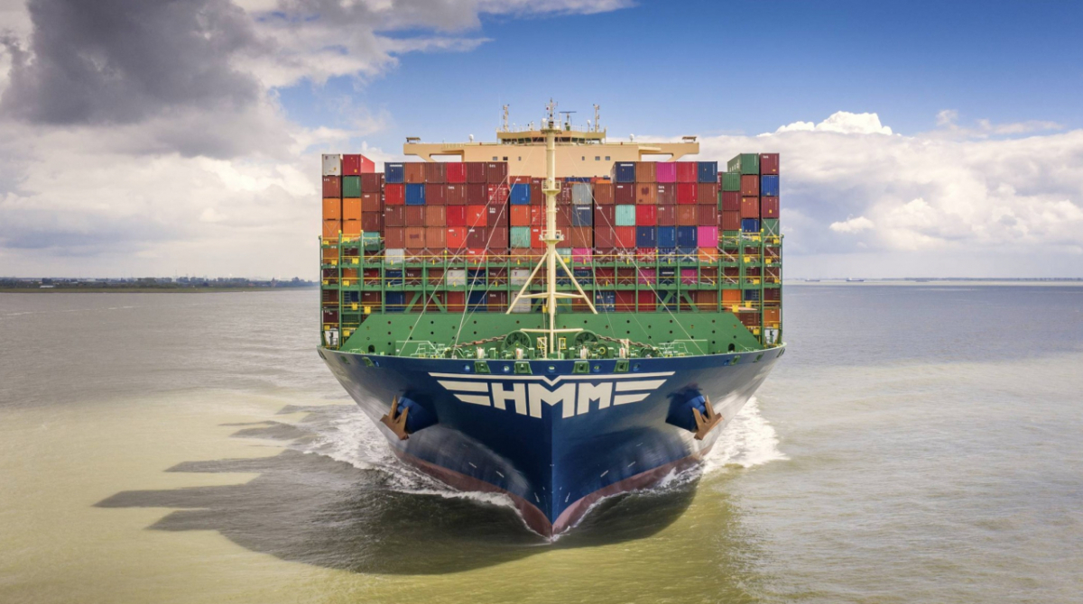 HMM의 컨테이너선/사진=HMM 홈페이지