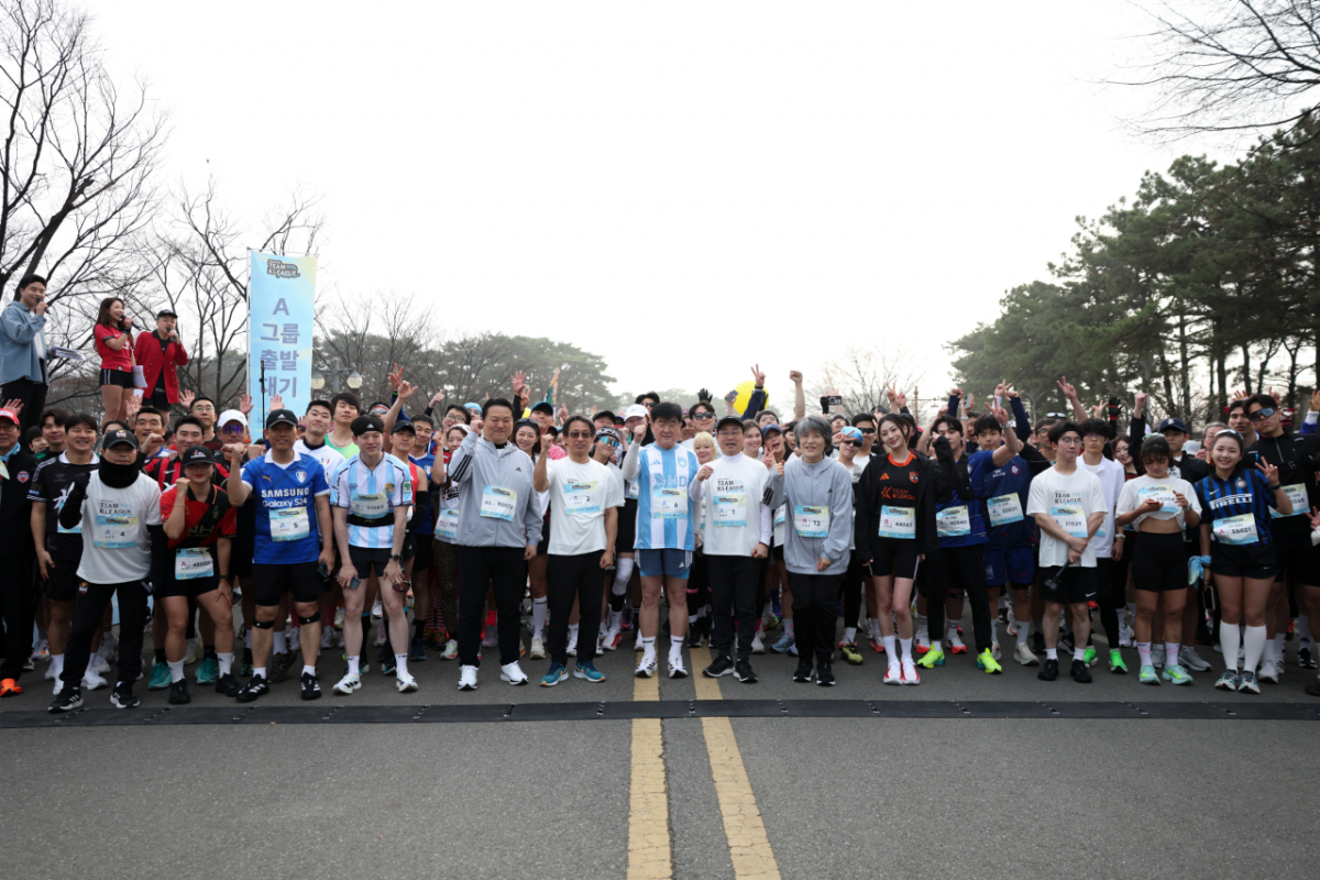 2026 서울 팀 K리그 런 모습. /사진=한국프로축구연맹 제공