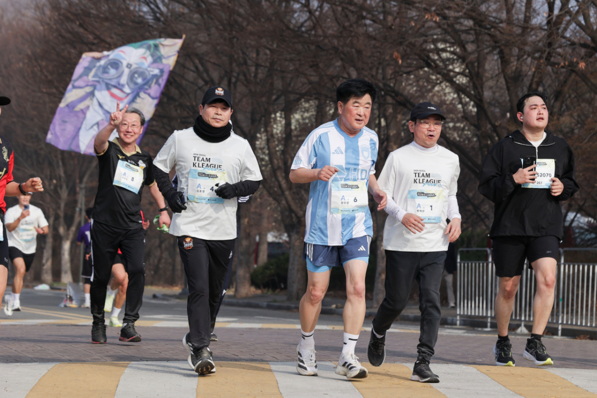 2026 서울 팀 K리그 런 모습. /사진=한국프로축구연맹 제공