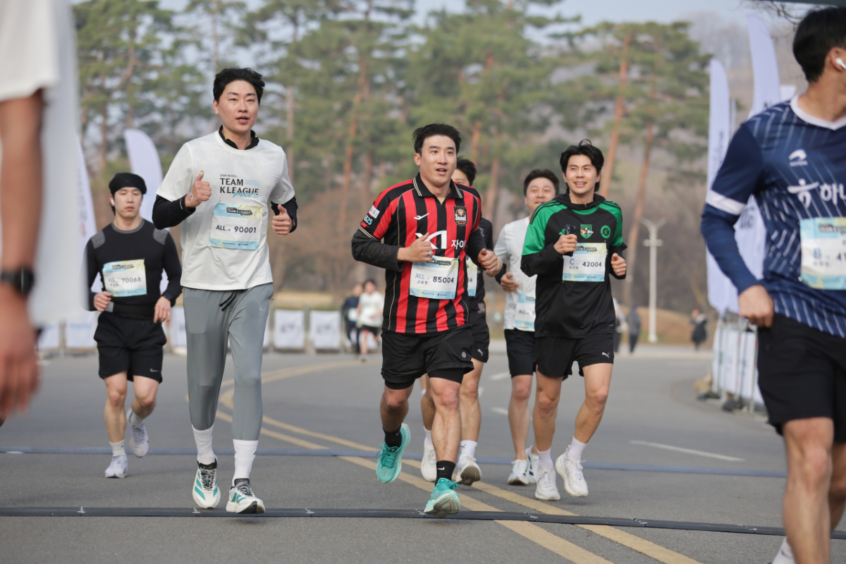 2026 서울 팀 K리그 런 모습. /사진=한국프로축구연맹 제공
