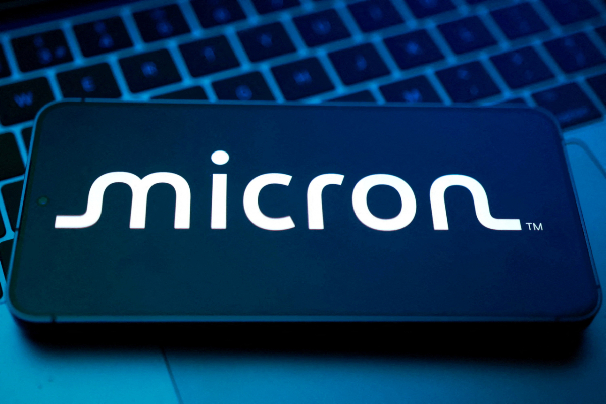 마이크론 로고/사진=로이터